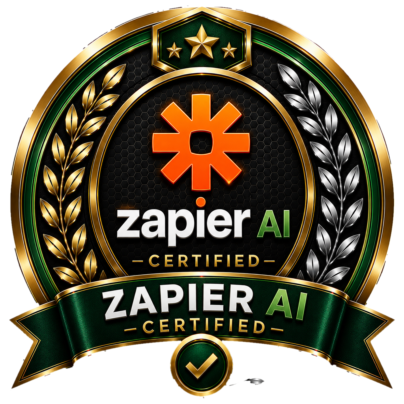 Zapier AI Certification badge