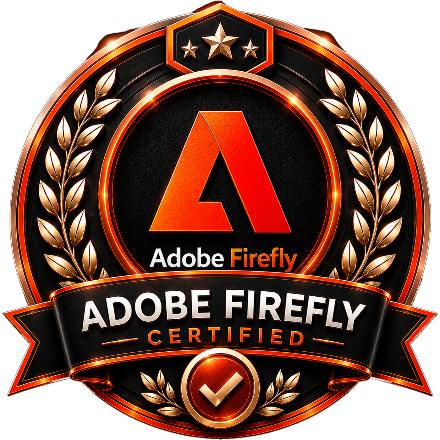 Adobe Firefly Certification badge