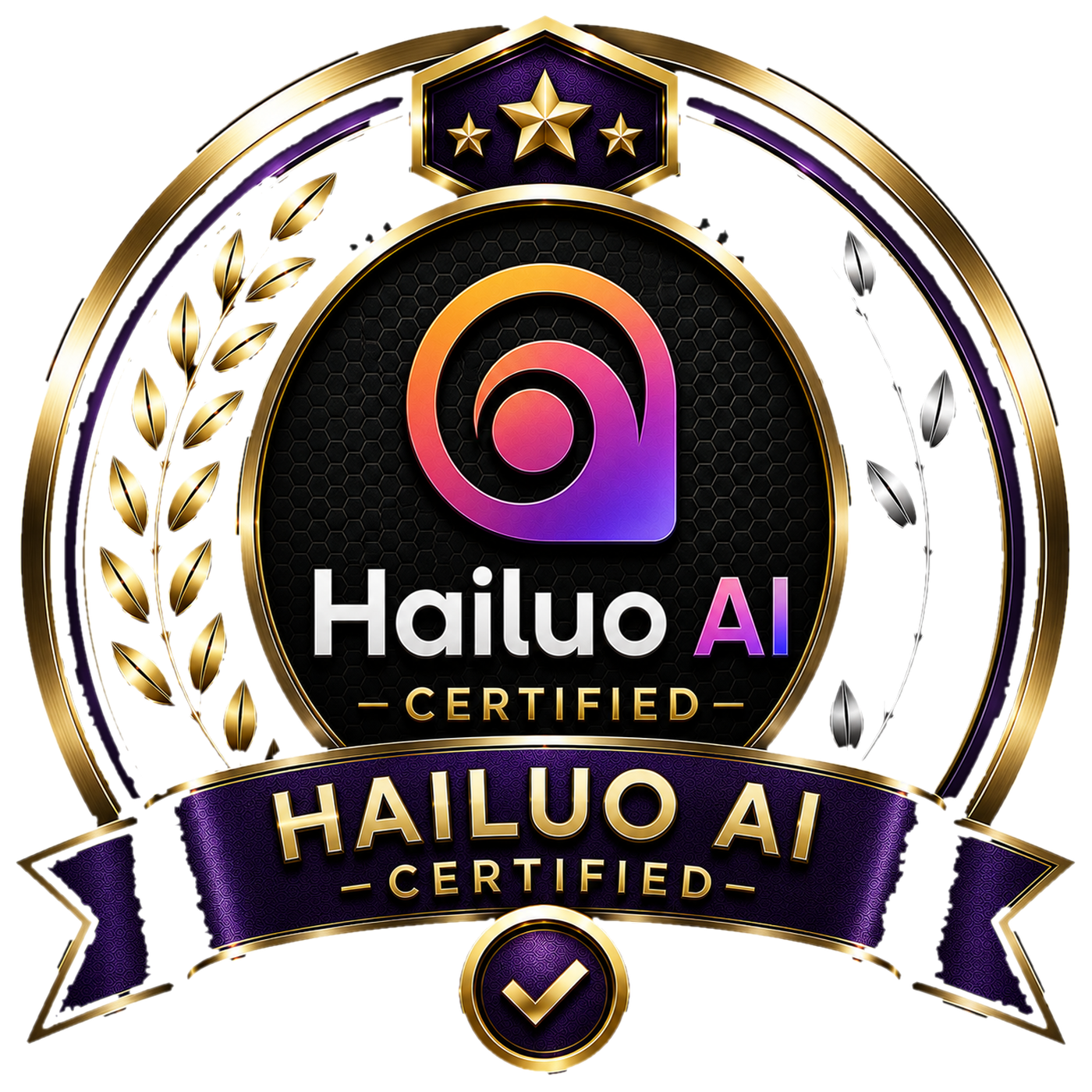 Hailuo AI Certification badge