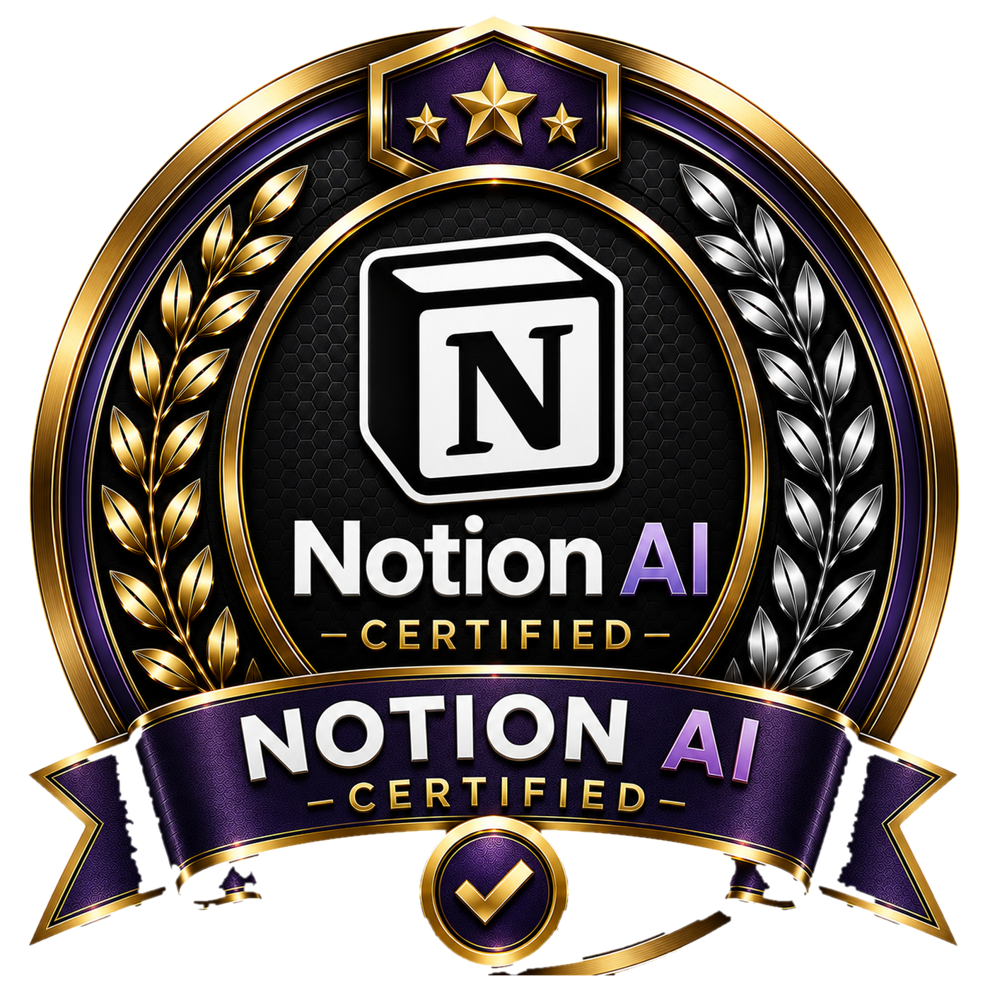 Notion AI Certification badge