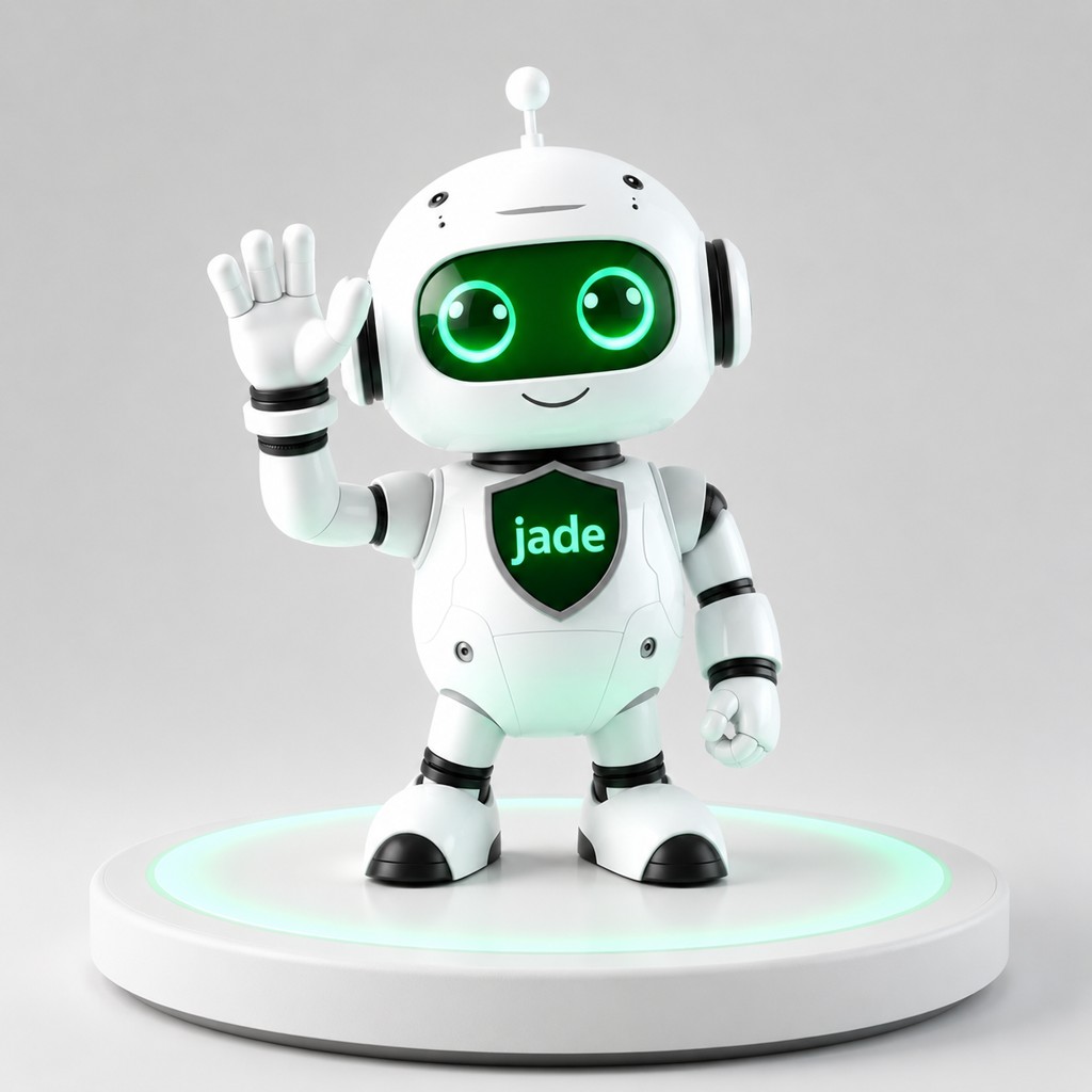 JadeWorx AI assistant mascot