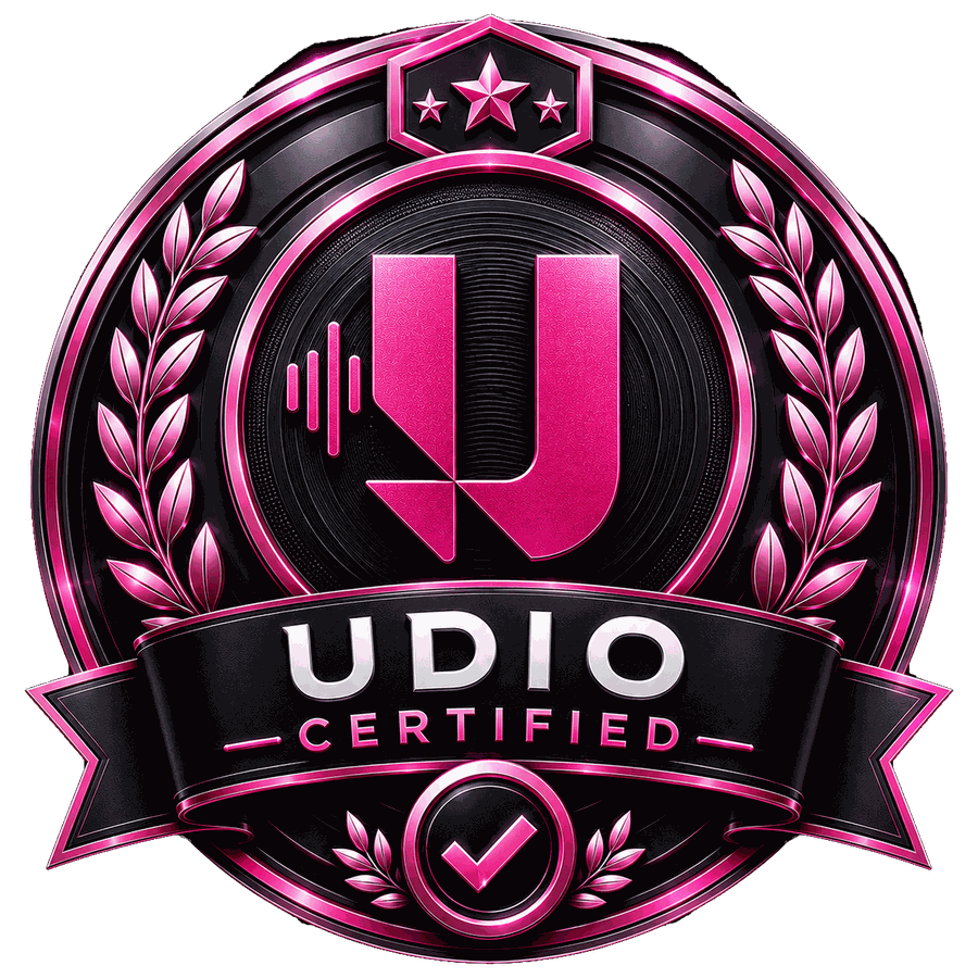 Udio Certification certification badge