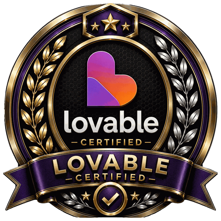 Lovable Certification certification badge