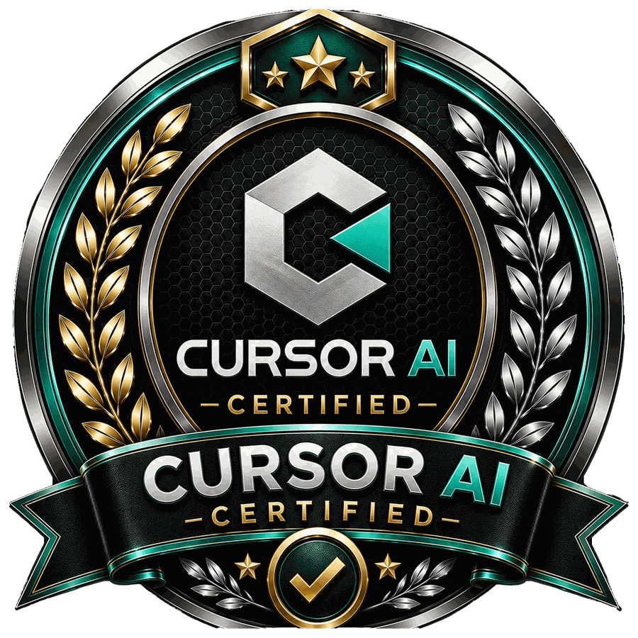 Cursor AI Certification certification badge