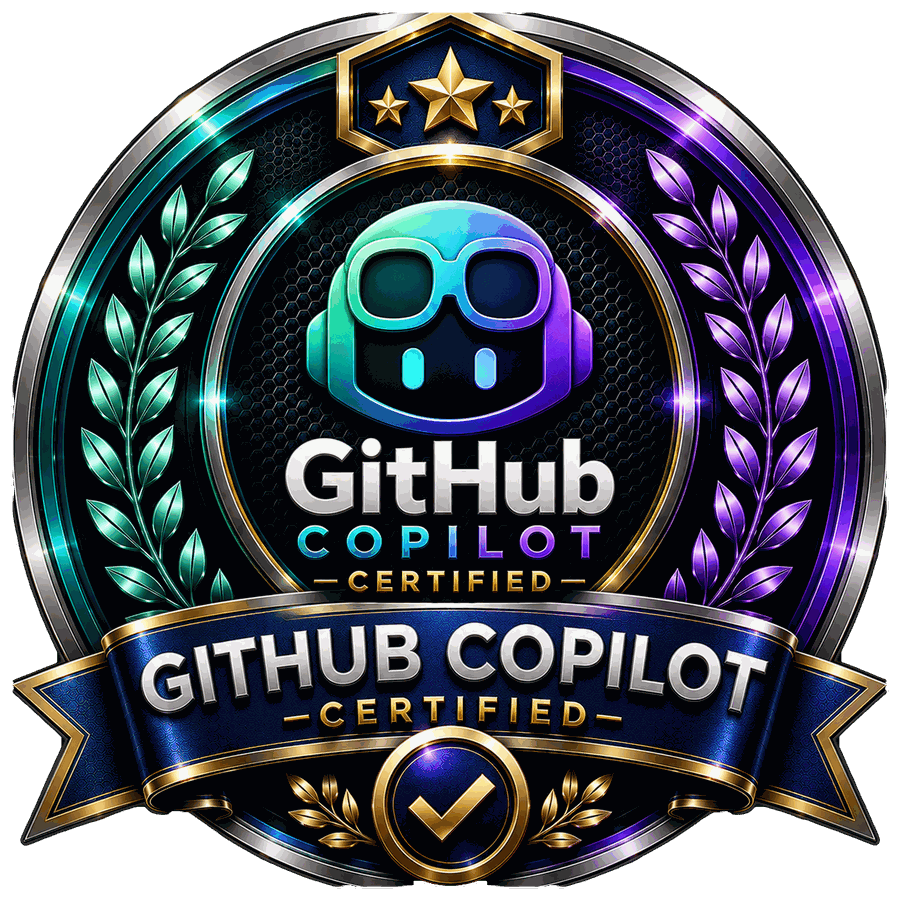 GitHub Copilot Certification certification badge