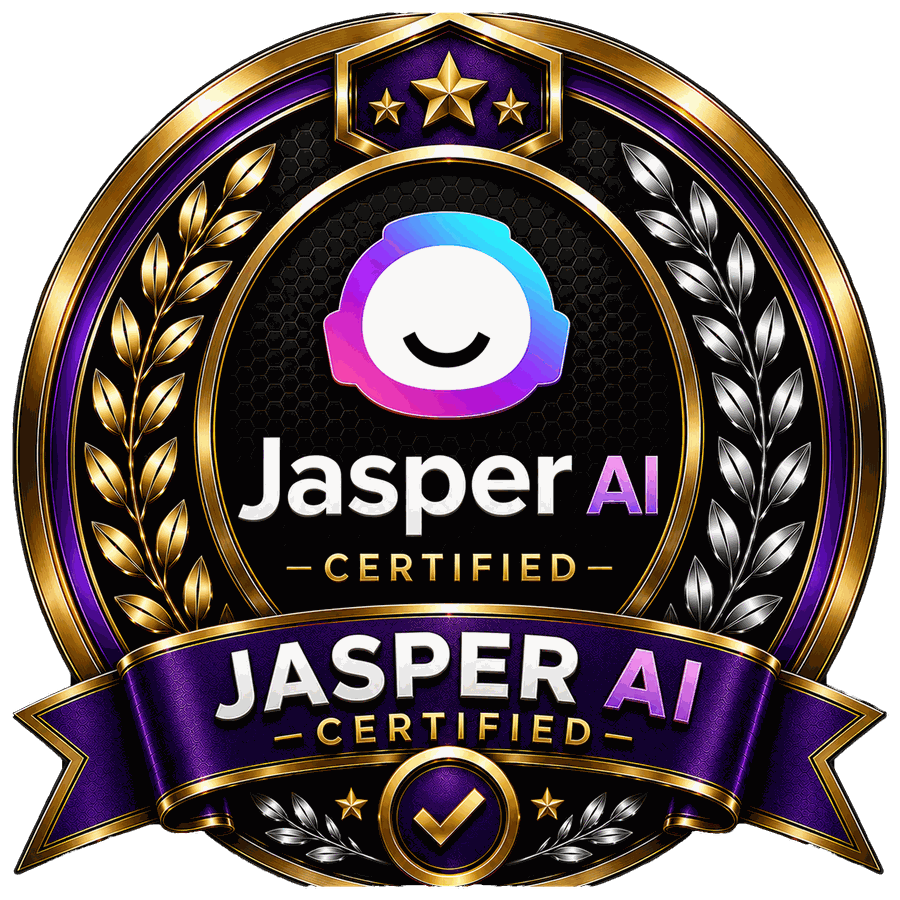 Jasper AI Certification certification badge